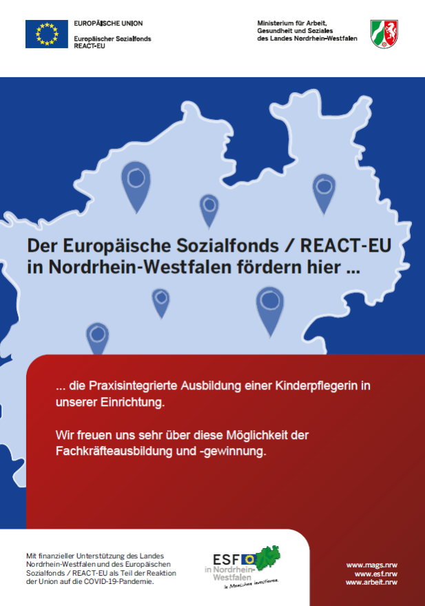Plakat Förderung (c) EU / NRW